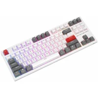 Клавиатура Royal Kludge RK-R87 RGB (белый, RK Red) фото 3